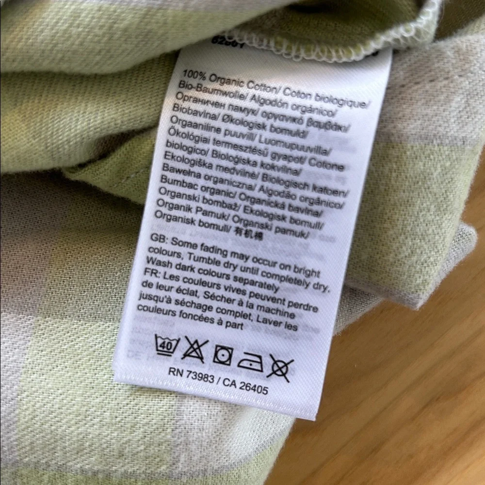 Helly Hansen Size S Lokka Organic Flannel Long Sleeve Shirt